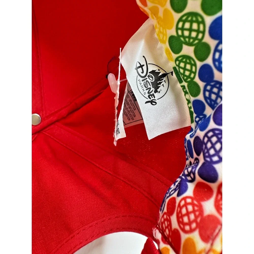 Walt Disney World‎ Mickey Mouse Ears Baseball Cap Rainbow PRIDE Collection Hat